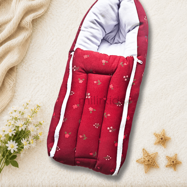 Crimson bloom baby carry nest for newborn soft and travel friendly