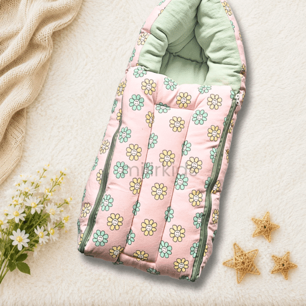 Daisy garden baby carry nest for newborn soft and travel friendly