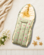 Mint blossoms baby carry nest for newborn soft and travel friendly