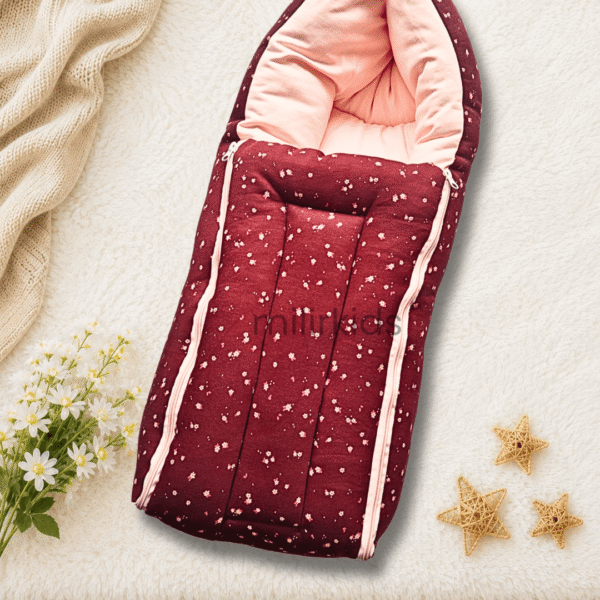 Ruby flowers baby carry nest for newborn soft and travel friendly
