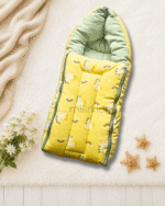 Sunshine yellow baby carry nest for newborn soft and travel friendly