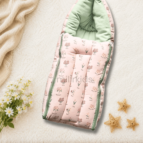 Tiny blossoms baby carry nest for newborn soft and travel friendly