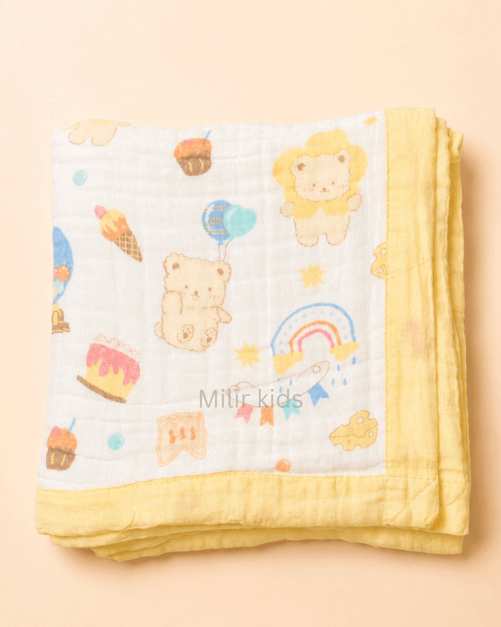 Baby Muslin Blanket – Birthday Wishes
