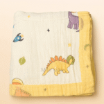 Baby Muslin Blanket – Dino Explorer