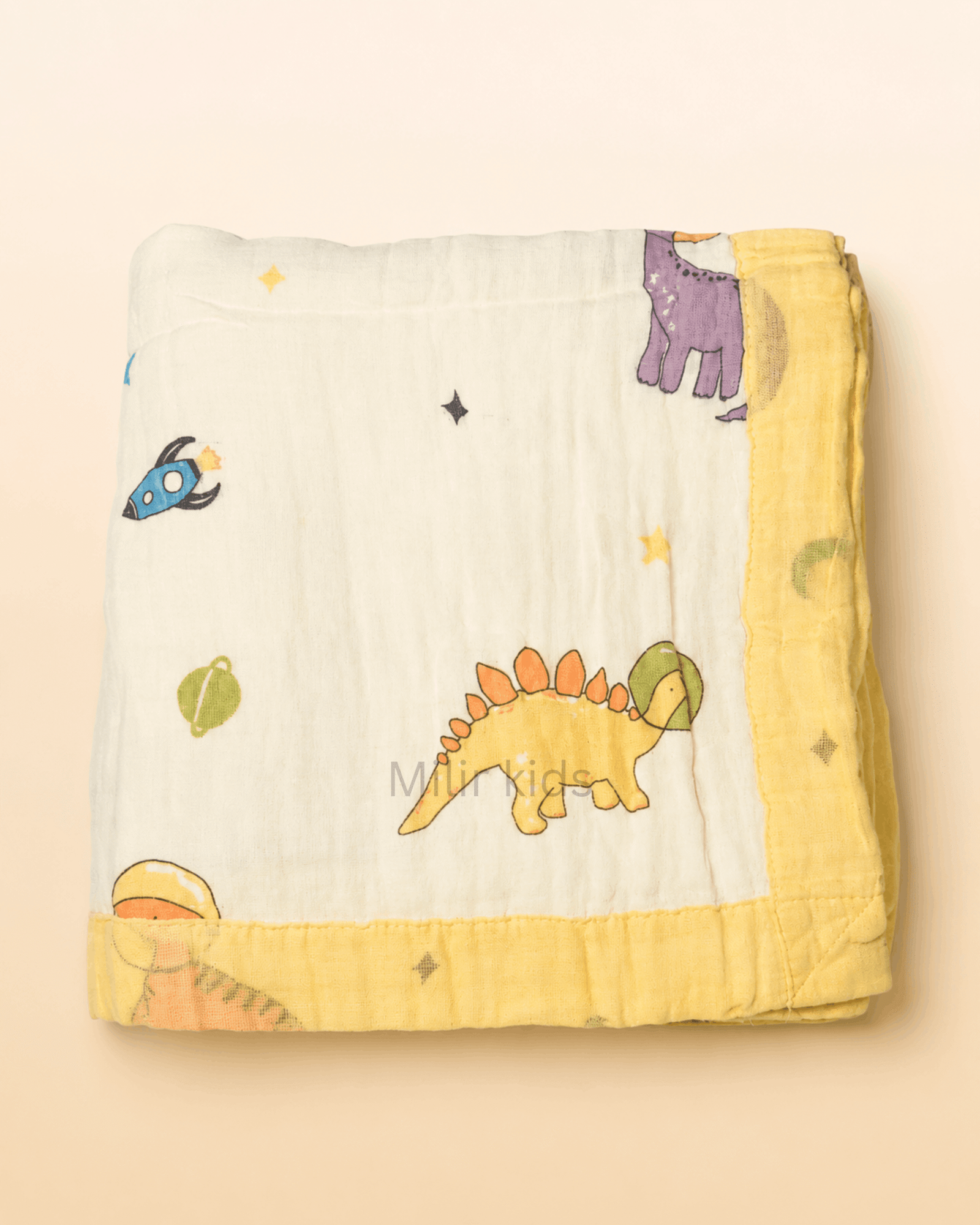 Baby Muslin Blanket – Dino Explorer Baby Muslin Blanket – Dino Explorer