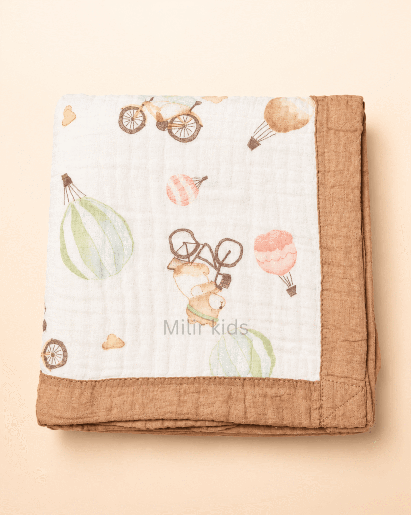 Baby Muslin Blanket – Dream Balloon
