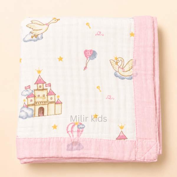 Baby Muslin Blanket – Fairy Castle