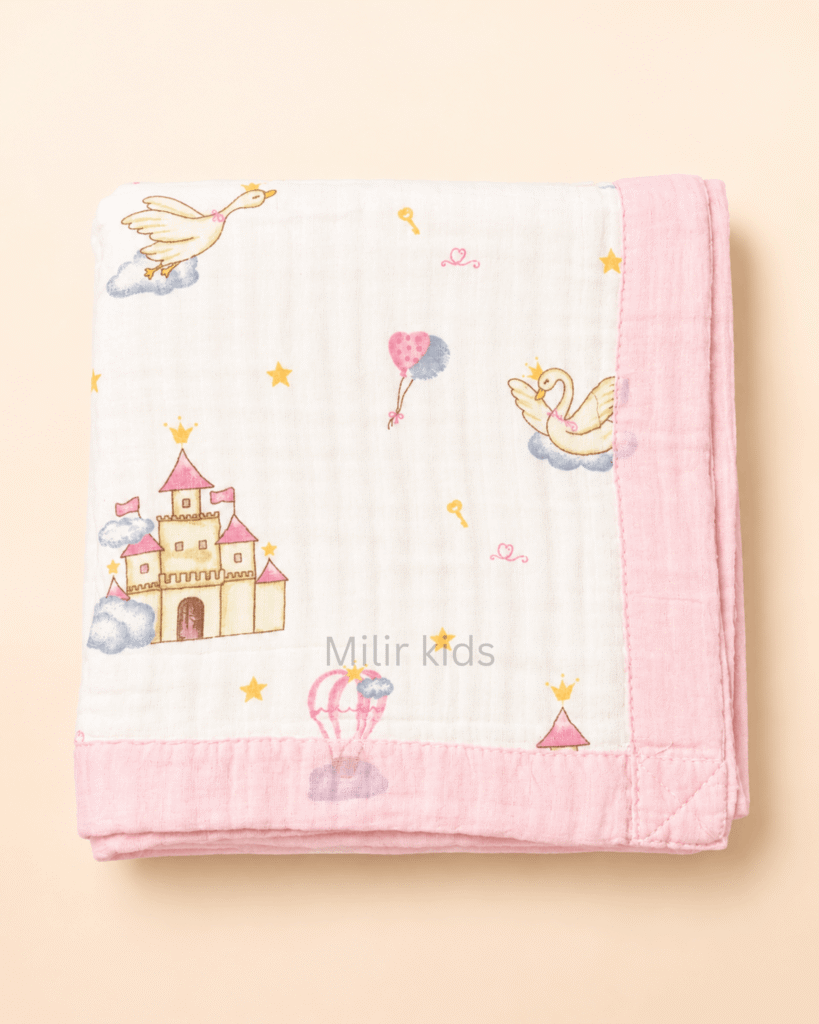 Baby Muslin Blanket – Fairy Castle