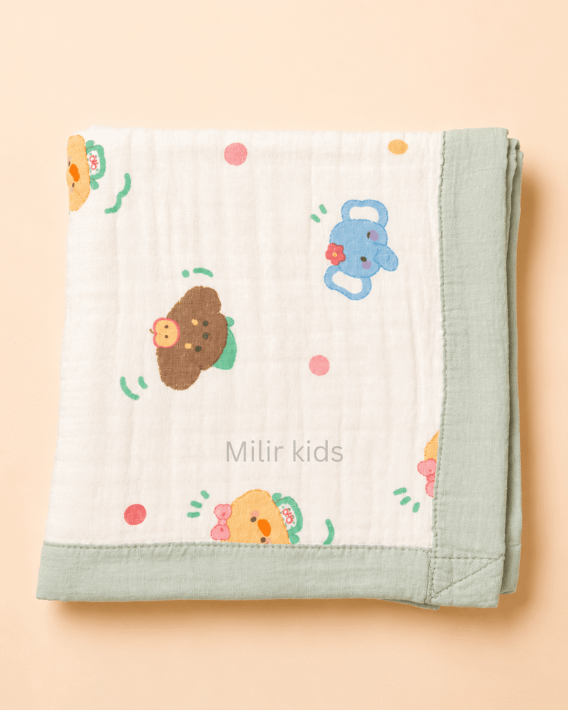 Baby Muslin Blanket – Happy Pals