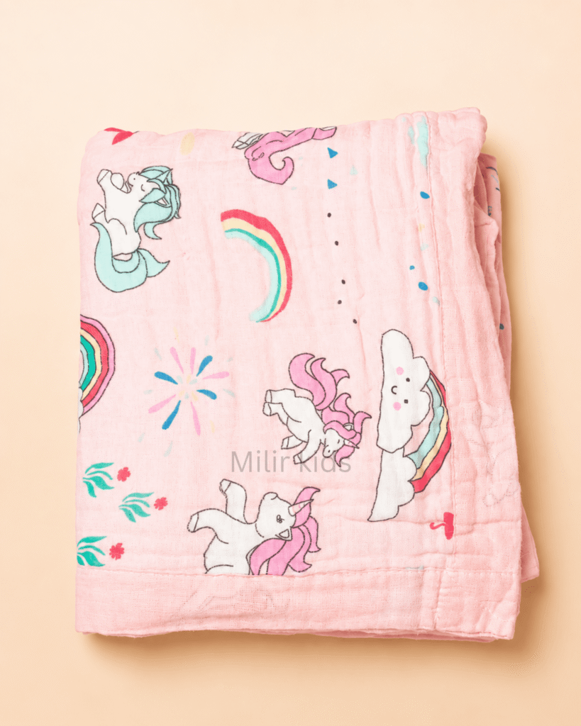 Baby Muslin Blanket – Magical Unicorn