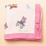Baby Muslin Blanket – Playtime Teddy