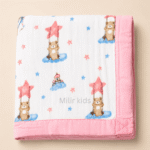 Baby Muslin Blanket – Starry Teddy