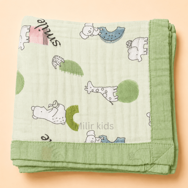 Baby Muslin Blanket – Woodland Friends