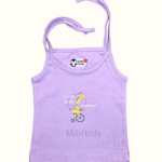 Lavender Cotton Knot Jabla with Giraffe Cycle Print for Baby