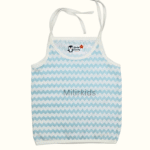 Muslin top knot jabla sky blue