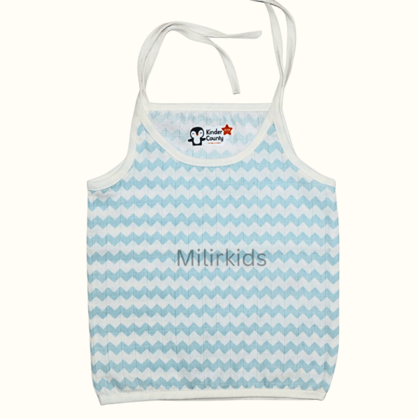 Muslin top knot jabla sky blue