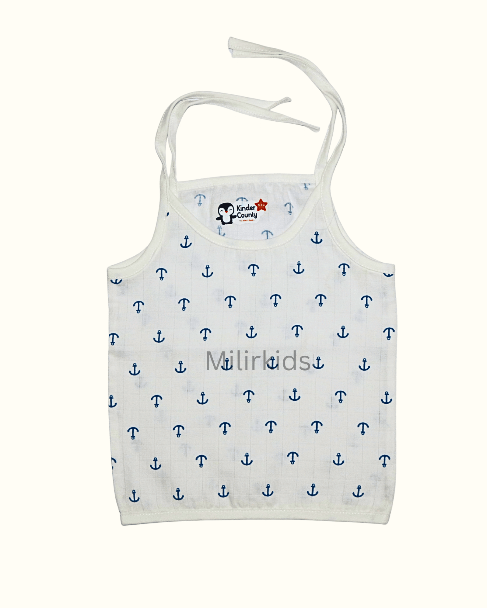 Muslin top knot jabla anchors