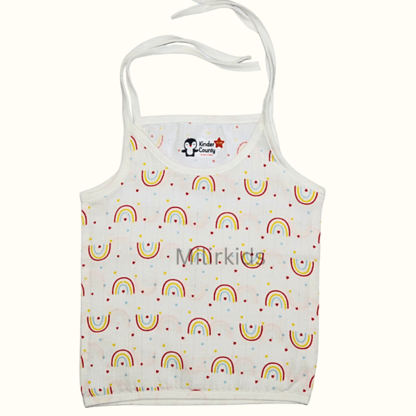 Muslin top knot jabla rainbow