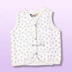 100% Cotton Muslin Baby Jabla Lavender Hearts Print for Infants
