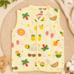 Baby Muslin Jabla Tropical Vibes Print 100% Cotton Newborn Vest
