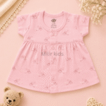 cotton baby dress for newborn girls | Soft breathable infant dress | Milir Kids