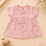 cotton baby dress for newborn girls | Soft breathable infant dress | Milir Kids