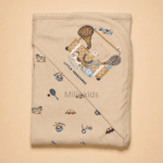 Biege Little Treasures hooded towel
