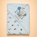 Blue Little Treasures hooded towel
