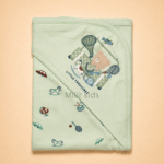 Mint Little Treasures hooded towel