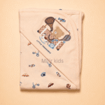 Peach Little Treasures hooded towel