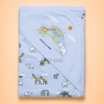 SkyBlue safari hooded towel