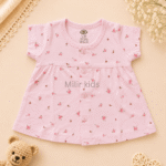 cotton baby dress for newborn girls | Soft breathable infant dress | Milir Kids
