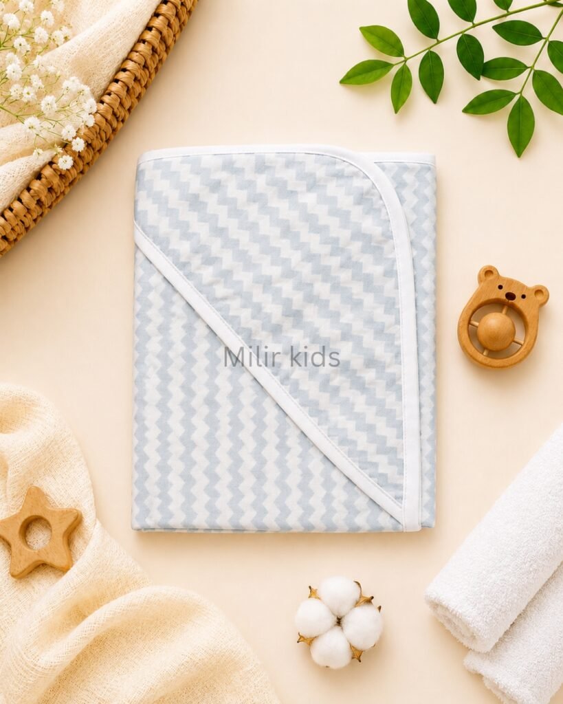muslin-hooded-towel-blue-zig-zag