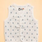 100% Cotton Muslin Baby Jabla anchor Print for Babies