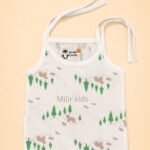 premium muslin tie-up jabla for newborn baby made from soft breathable cotton fabric