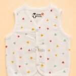 100% Cotton Muslin Baby Jabla colour triangles Print for Babies