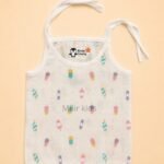 premium muslin tie-up jabla for newborn baby made from soft breathable cotton fabric
