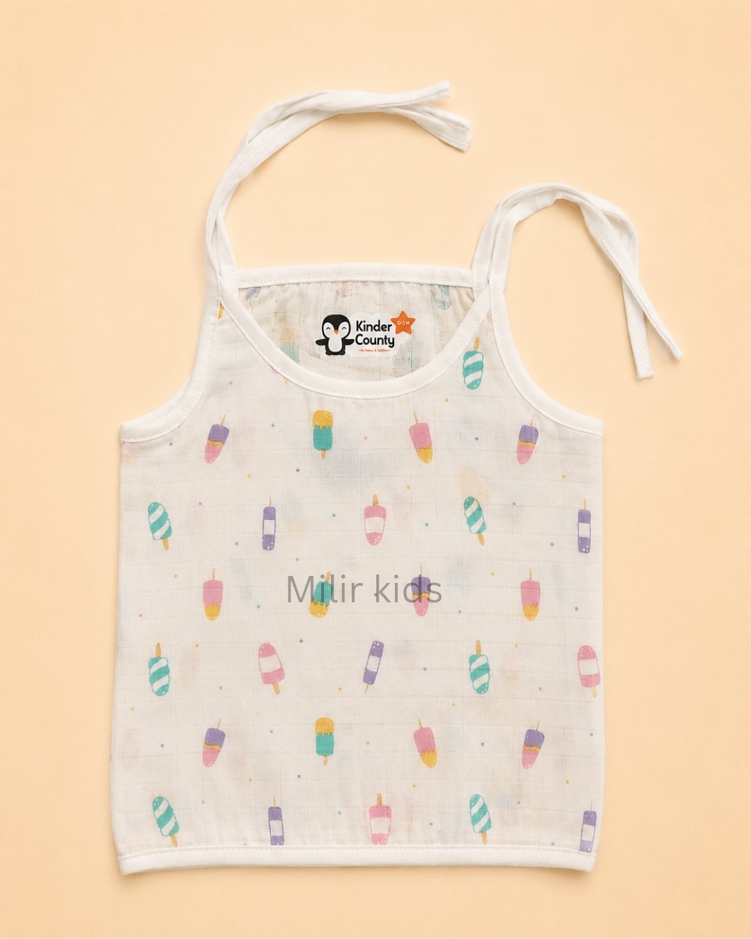 baby-muslin-jabla-icecreams premium muslin tie-up jabla for newborn baby made from soft breathable cotton fabric