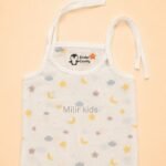 premium muslin tie-up jabla for newborn baby made from soft breathable cotton fabric