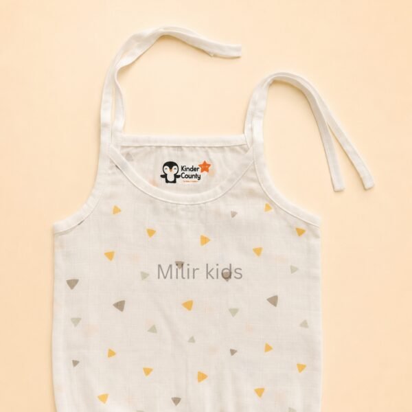 premium muslin tie-up jabla for newborn baby made from soft breathable cotton fabric