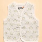 100% Cotton Muslin Baby Jabla Rainbow Print for Babies