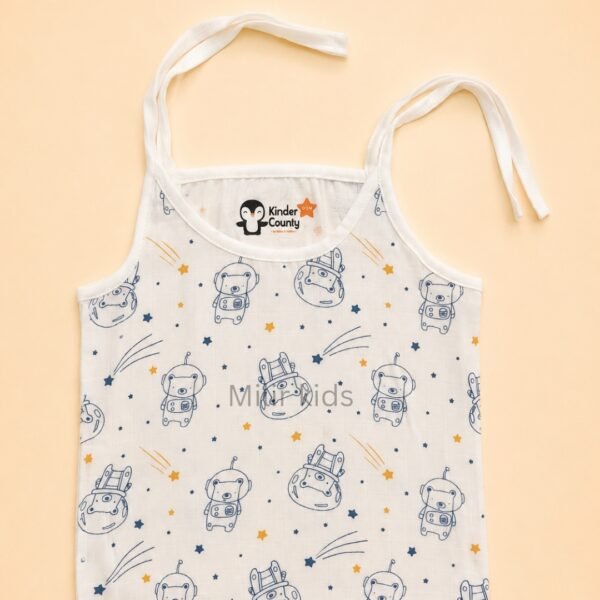 premium muslin tie-up jabla for newborn baby made from soft breathable cotton fabric
