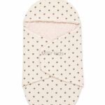 Premium muslin baby wrapper with hood made from ultra-soft breathable muslin fabric for newborn babies.