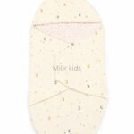 Premium muslin baby wrapper with hood made from ultra-soft breathable muslin fabric for newborn babies.